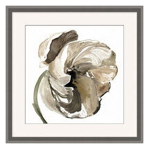 Online Designer Combined Living/Dining Shadow Floret Art - Print 3