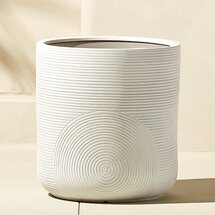 Online Designer Home/Small Office ZEN LARGE WHITE PLANTER