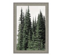 Online Designer Combined Living/Dining Mountain Evergreens Framed Print