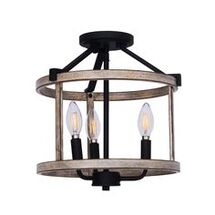 Online Designer Bathroom Anker 3 - Light 12.25'' Lantern Drum Flush Mount