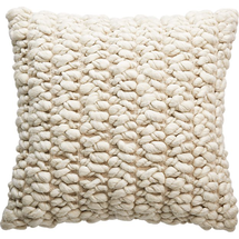 Online Designer Combined Living/Dining 20" TILLIE WOOL PILLOW WITH DOWN-ALTERNATIVE INSERT