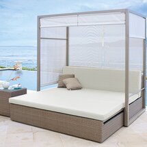 Online Designer Patio Coast Patio Daybed with Sunbrella Cushions