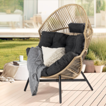 Online Designer Patio Belul Outdoor & Indoor Wicker Egg Chair UV 2000 Hours Material