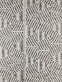 Online Designer Home/Small Office Silva Geometric Gray/White Rug