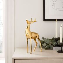 Online Designer Living Room Brass Reindeer Objects