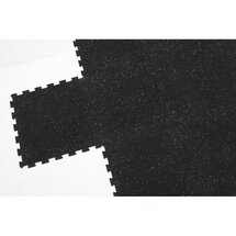 Online Designer Other 3/8'' SuperLock Interlocking Rubber Tiles (Set of 6)