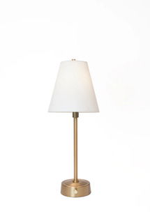 Online Designer Living Room Mini Cordless Buffet Lamp - Antique Brass 