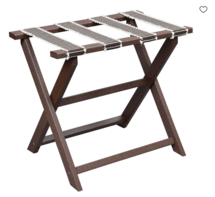 Online Designer Bedroom Eco Luggage Rack with Tassel Straps