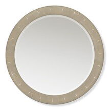 Online Designer Hallway/Entry Shagreen Round Wall Mirror