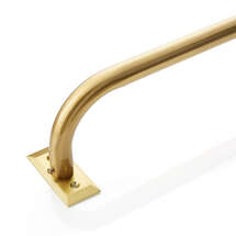 Online Designer Bedroom Brass 1" Room Darkening Curtain Rod 90"-144"