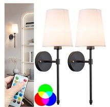 Online Designer Living Room Battery Operated Wall Sconce Light with Remote Control