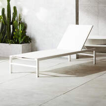 Online Designer Other Idle White Outdoor Sun Lounger