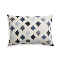 Online Designer Living Room Dario 22"x15" Pillow with Feather-Down Insert