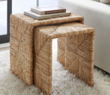 Online Designer Bedroom Woven Nesting End Tables