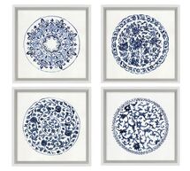 Online Designer Bathroom Porcelain Blue Paper Prints