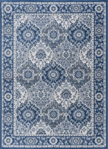 Online Designer Living Room Dolphus Traditional Oriental Navy Area Rug