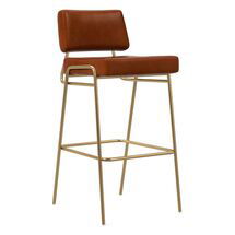 Online Designer Kitchen Wire frame leather counter stool