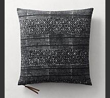 Online Designer Living Room Batik Mud Resist Stripe Pillow Cover