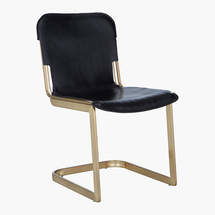 Online Designer Combined Living/Dining RAKE BRASS CHAIR