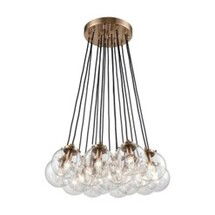 Online Designer Living Room URBAN GLOBE CLUSTER CHANDELIER - 17 LIGHT