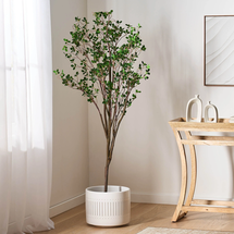 Online Designer Business/Office Faux Trees Plants, Artificial Tree Milan Leaf, Potted Tree