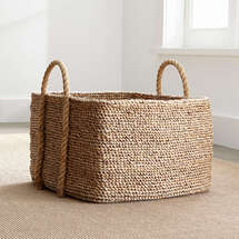 Online Designer Combined Living/Dining Tyler Square Basket With Rope Handle Low