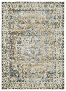 Online Designer Combined Living/Dining Charleston Printed - CHA-02 Area Rug