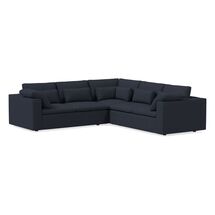 Online Designer Living Room Harmony Modular 3-Piece L-Shaped Sectional