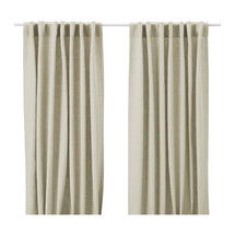 Online Designer Living Room AINA Curtains, 1 pair, natural