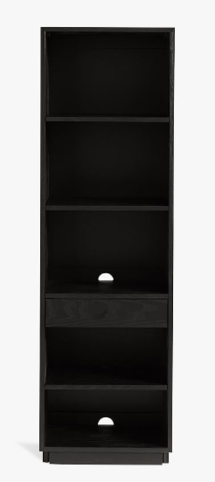 Online Designer Bedroom Haven 20" x 70" Tall Bookcase, Onyx