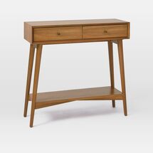 Online Designer Hallway/Entry Mid-Century Mini Console - Acorn