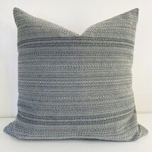 Online Designer Combined Living/Dining Boho Blue | Pillow Cover