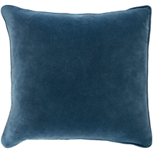 Online Designer Living Room Velvet Navy Pillow