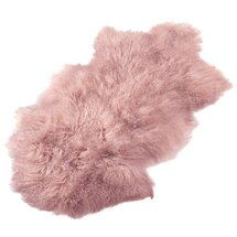 Online Designer Bedroom Mcphail Handmade Sheepskin Rose Pink Rug