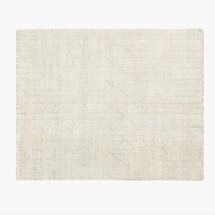 Online Designer Bedroom Kada Modern Hand-Knotted Viscose White Area Rug 8'x10'