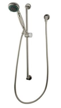 Online Designer Bathroom Kingston Brass Five Function Hand Shower with Supply Elbow, 24" Shower Slide Bar and Hose