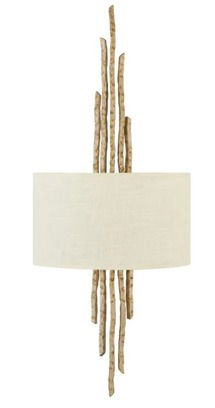 Online Designer Bathroom Champagne Gold Spyre 2 - Light Flush Mounted Sconce