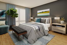 Online Designer Bedroom 3D Model