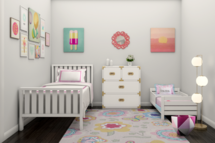 Online Designer Kids Room 3D Model