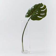 Online Designer Living Room Faux Monstera Leaf