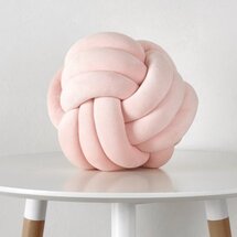 Online Designer Living Room Mainstays Medium Decorative Infinity Knot Pillow Soft Pink