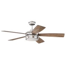 Online Designer Bedroom 52" Winchcombe 5 Blade LED Ceiling Fan with Remote Light Kit