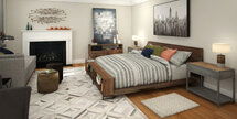 Online Designer Bedroom 3D Model