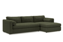 Online Designer Living Room Aris 2-Piece Right-Arm Chaise Sectional