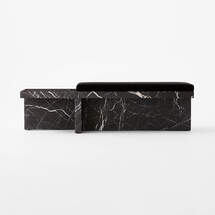 Online Designer Bedroom Pierre Black Marble Bench