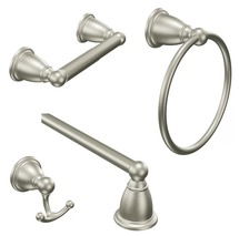 Online Designer Bathroom KA-BRA-4-BN Brantford 4 - Piece Bathroom Hardware Set