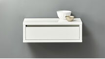 Online Designer Bedroom slice white wall mounted storage shelf