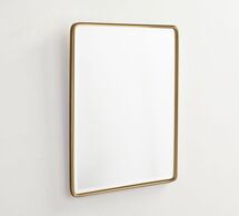 Online Designer Bathroom Vintage Rounded Gold Mirror