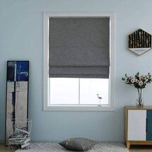 Online Designer Bedroom Washable Blackout Roman Shade