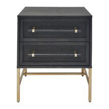 Online Designer Bedroom Sophia 2 - Drawer Solid Wood Nightstand